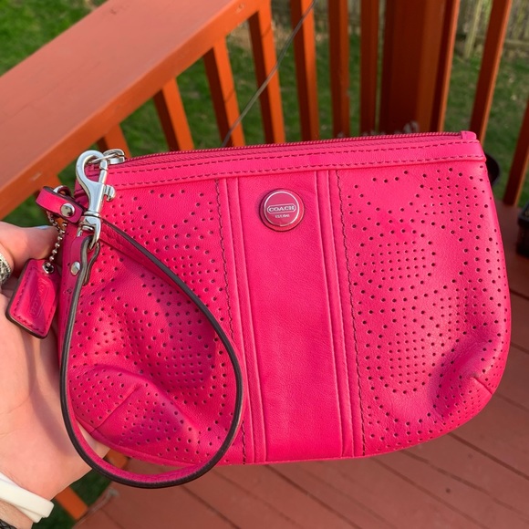 Pink Coach Wristlet - Picture 8 of 8